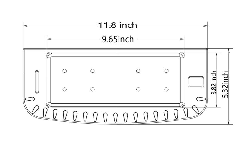 Brocraft Pontoon Boat Marine Caddy/Pontoon Boat Cockpit Organizer/Square Rail Boat Storage Box/Pontoon Boat Cup Holder - Image 4